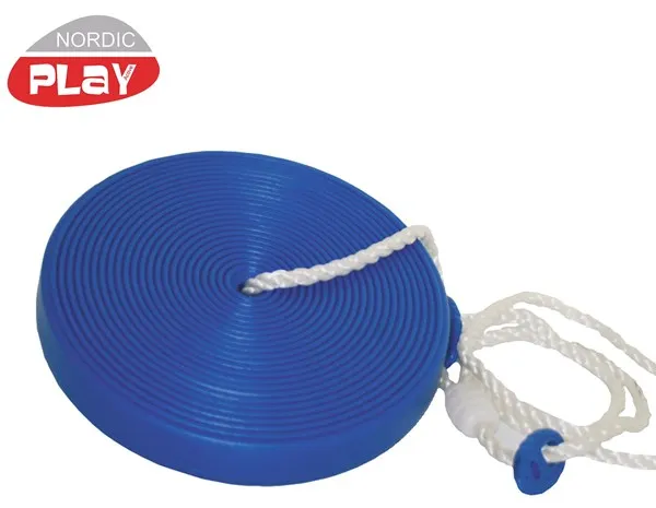 Nordic Play Tellerschaukel mit Seil, blau