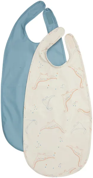 Langer Lätzchen PU (2er-Pack) - 419 - ONE SIZE