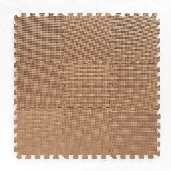 Schaumspielmatte Bekids, Cappuccino 9 Stk.