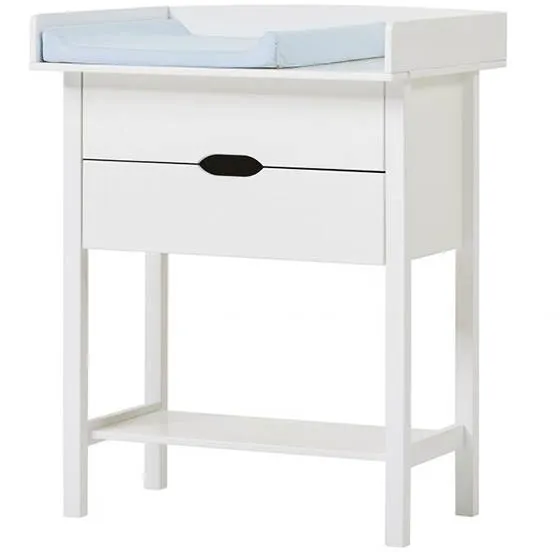 Hoppekids ISABELLA Wickelkommode mit hellblauer Wickelauflage